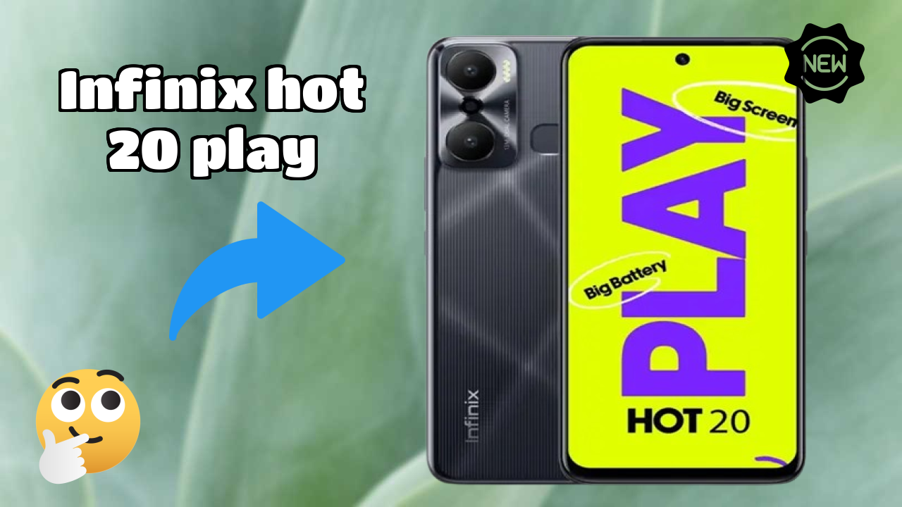 Infinix Hot 20 Play Display Analysis: 6.82 Inches (17.32 Cm) Screen