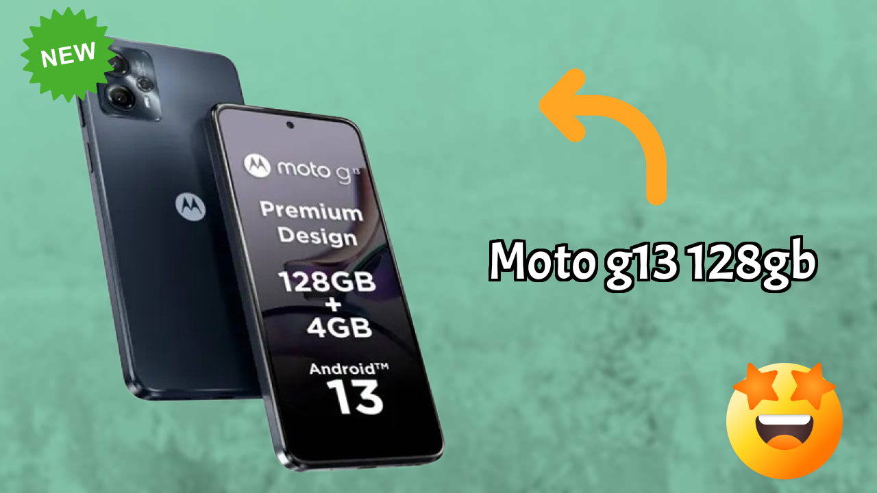 Moto G13 128GB Display Size: 6.5 Inches (16.51 Cm) Screen Quality