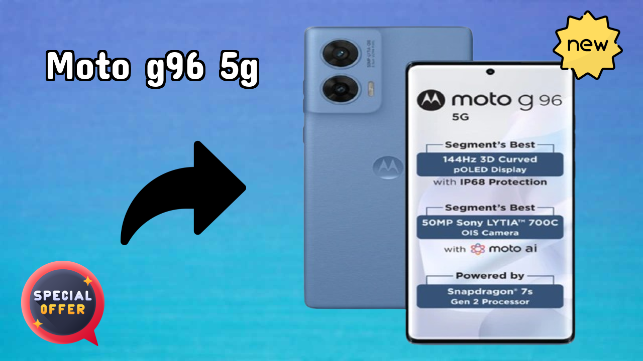 Moto G96 5G Display Size: 6.67 Inches (16.94 Cm) Screen Review