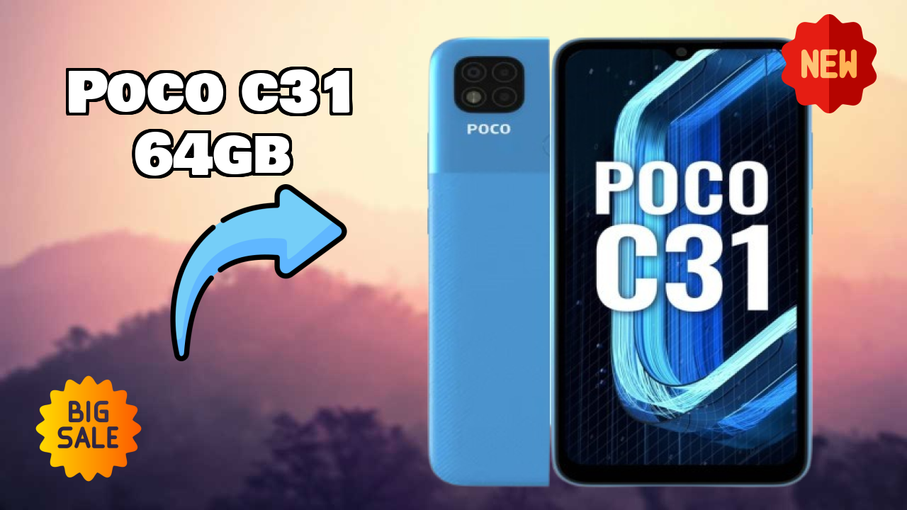 POCO C31 64GB at ₹6,980 - Best Deal Available Now
