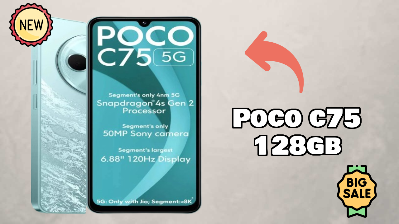 POCO C75 128GB Display Quality: IPS LCD Explained
