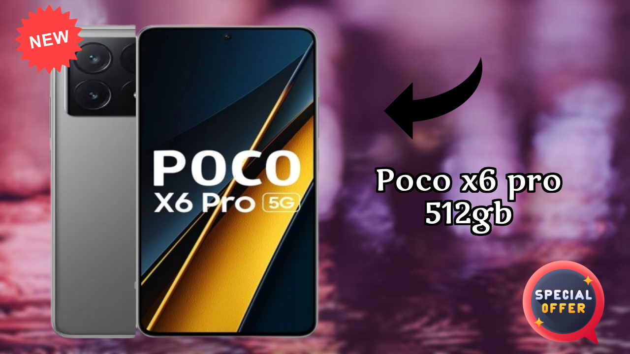 POCO X6 Pro 512GB Display Quality: 6.67 Inches (16.94 Cm) Screen