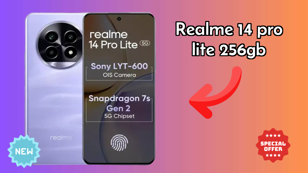 Realme 14 Pro Lite 256GB Gaming Benchmarks with 8 GB RAM Performance