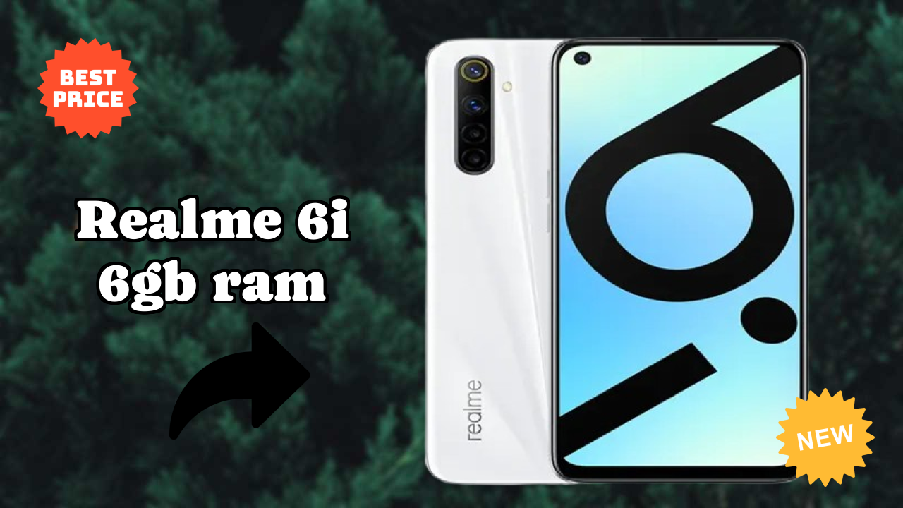 Realme 6i 6GB RAM Camera Quality: 16 MP Front Camera Selfie
