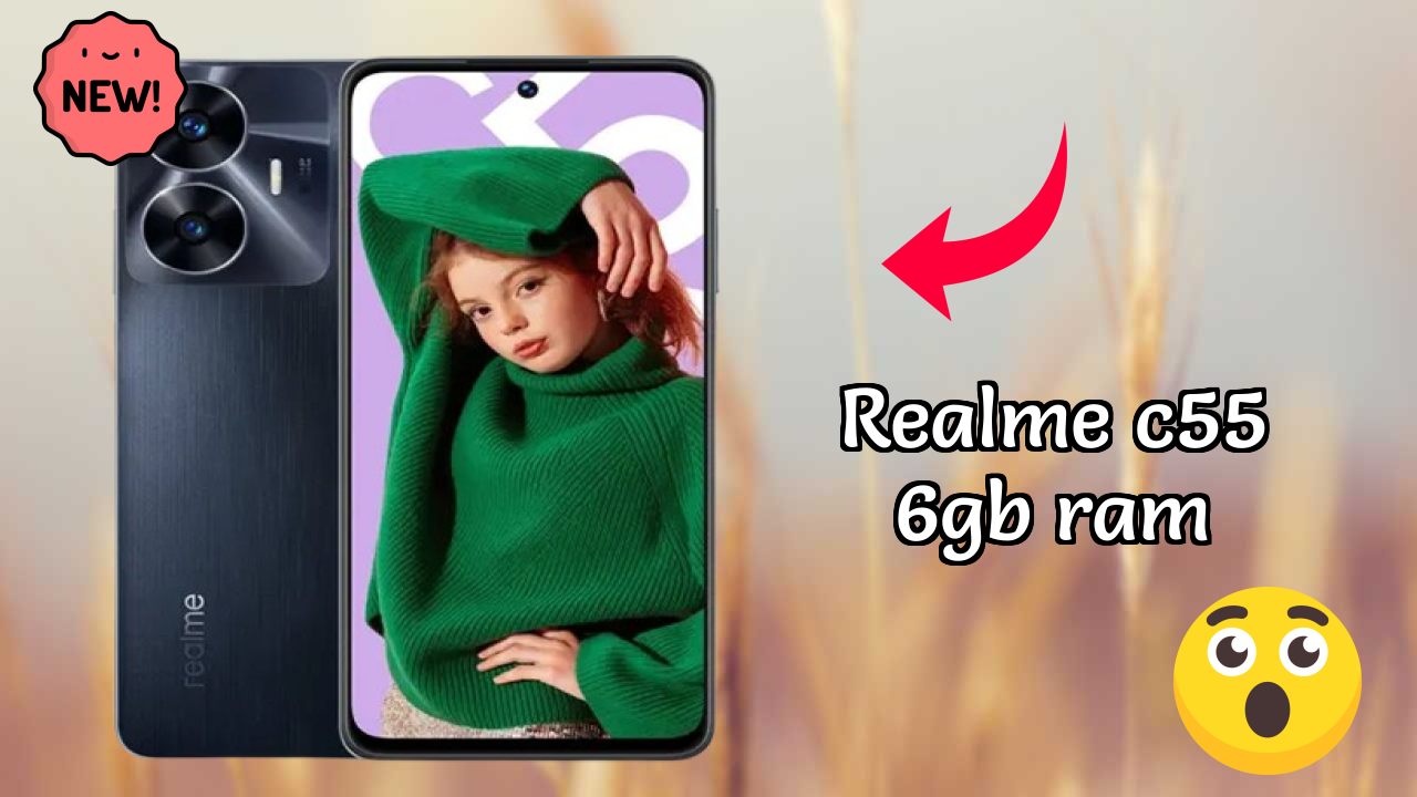 Realme C55 6GB RAM Display Size: 6.72 Inches (17.07 Cm) Screen Review