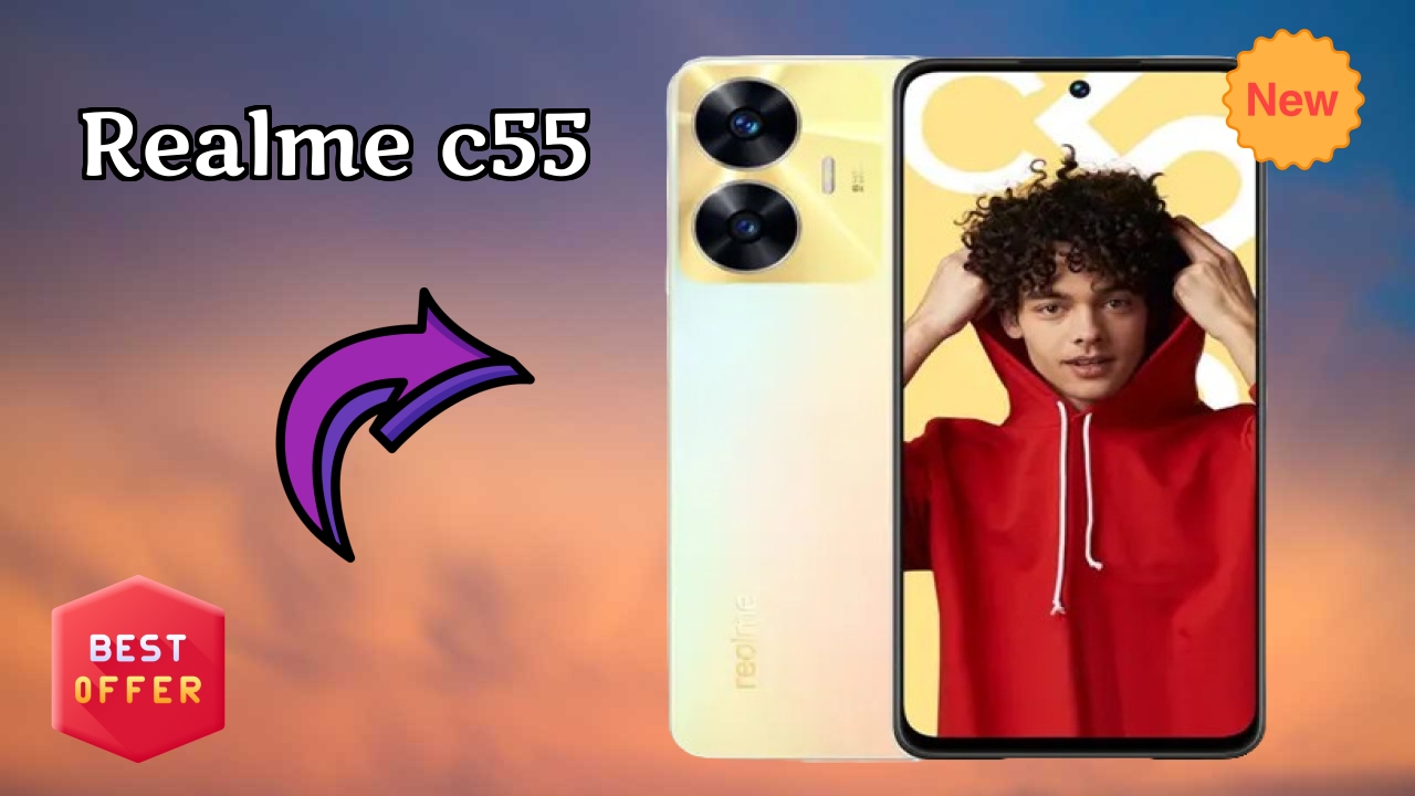 Realme C55 Display Technology: 6.72 Inches (17.07 Cm) Screen