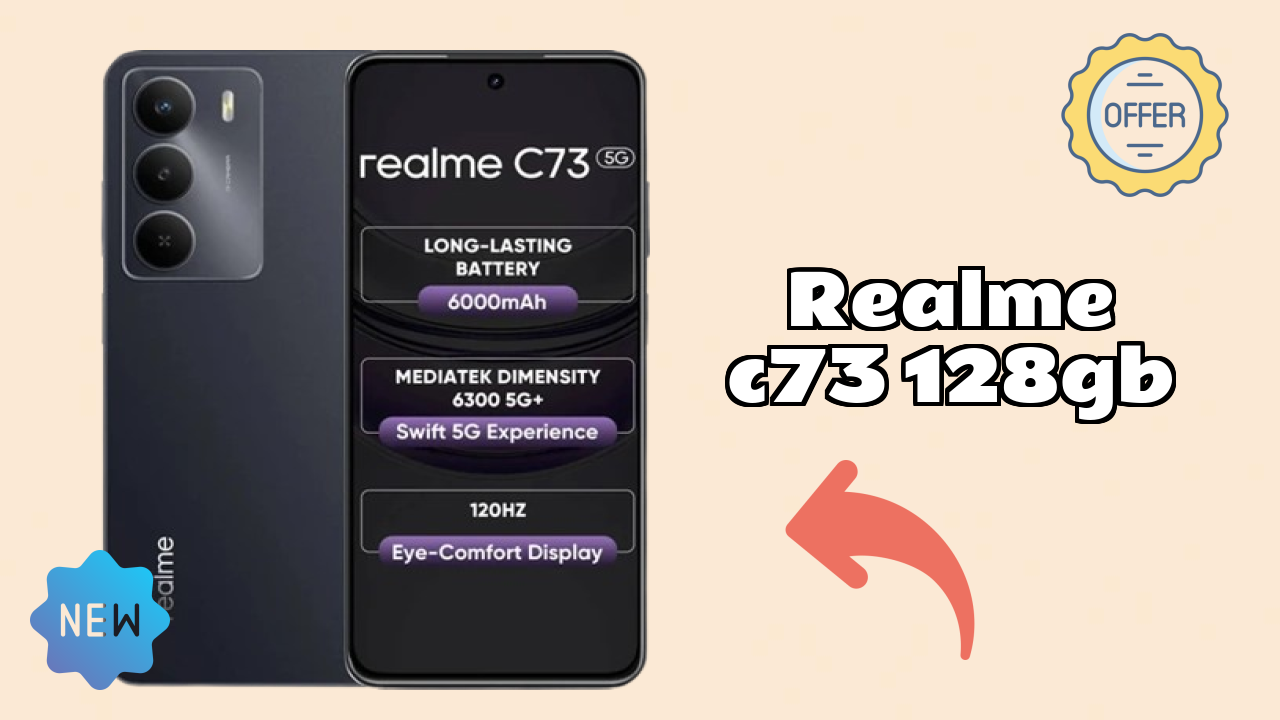 Realme C73 128GB Gaming Performance: MediaTek Dimensity 6300 FPS