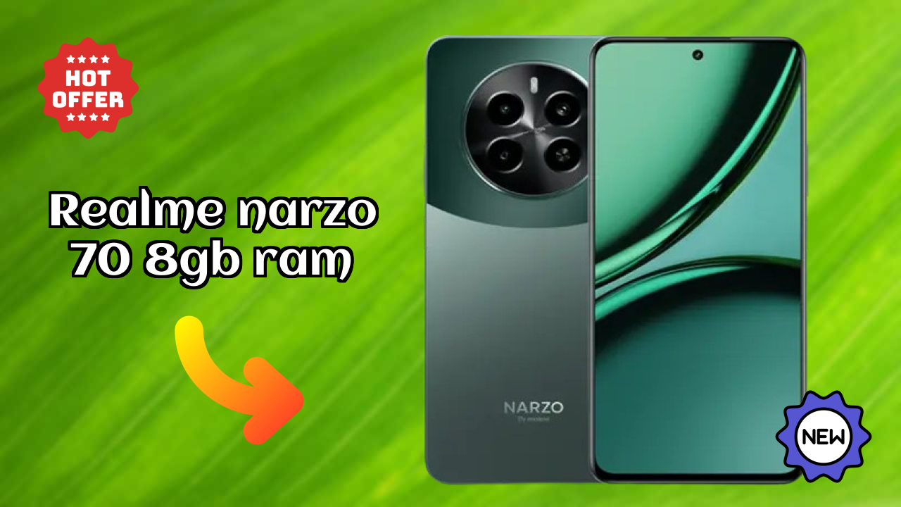 Realme Narzo 70 8GB RAM at ₹14,799 - Best Features Explained