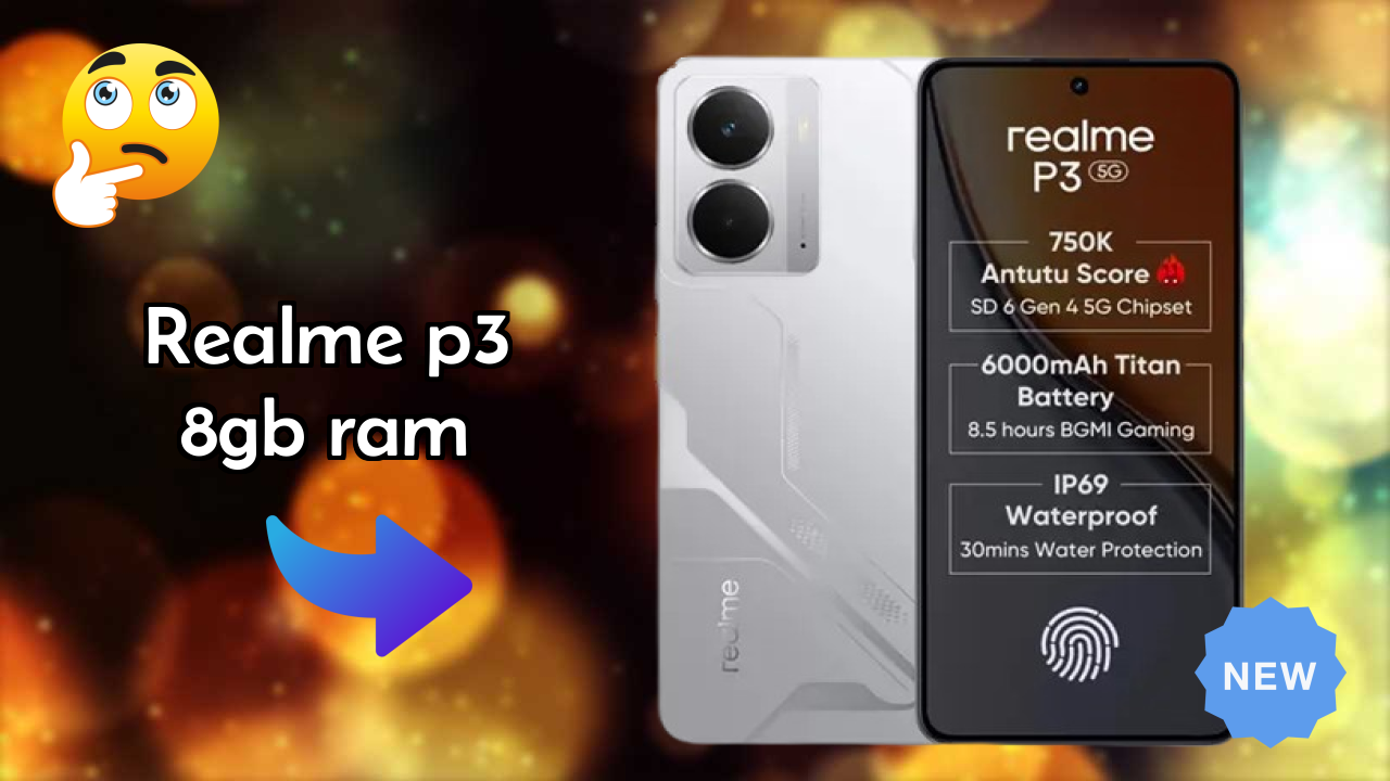 Realme P3 8GB RAM Gaming Benchmarks: Snapdragon 6 Gen 4 FPS Test