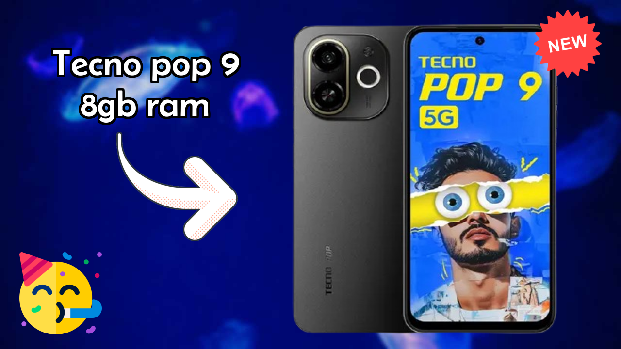 Tecno Tecno Pop 9 8GB RAM - Best Camera Phone Under ₹9,099
