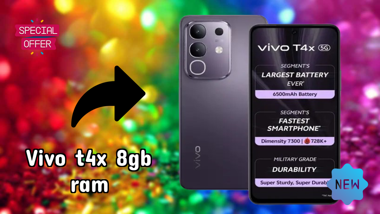 Vivo T4X 8GB RAM Test: 8 GB RAM Handles Heavy Tasks